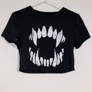Fang Crop Top